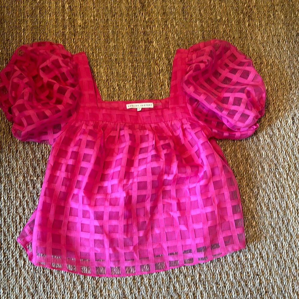 English Factory Pink top XS